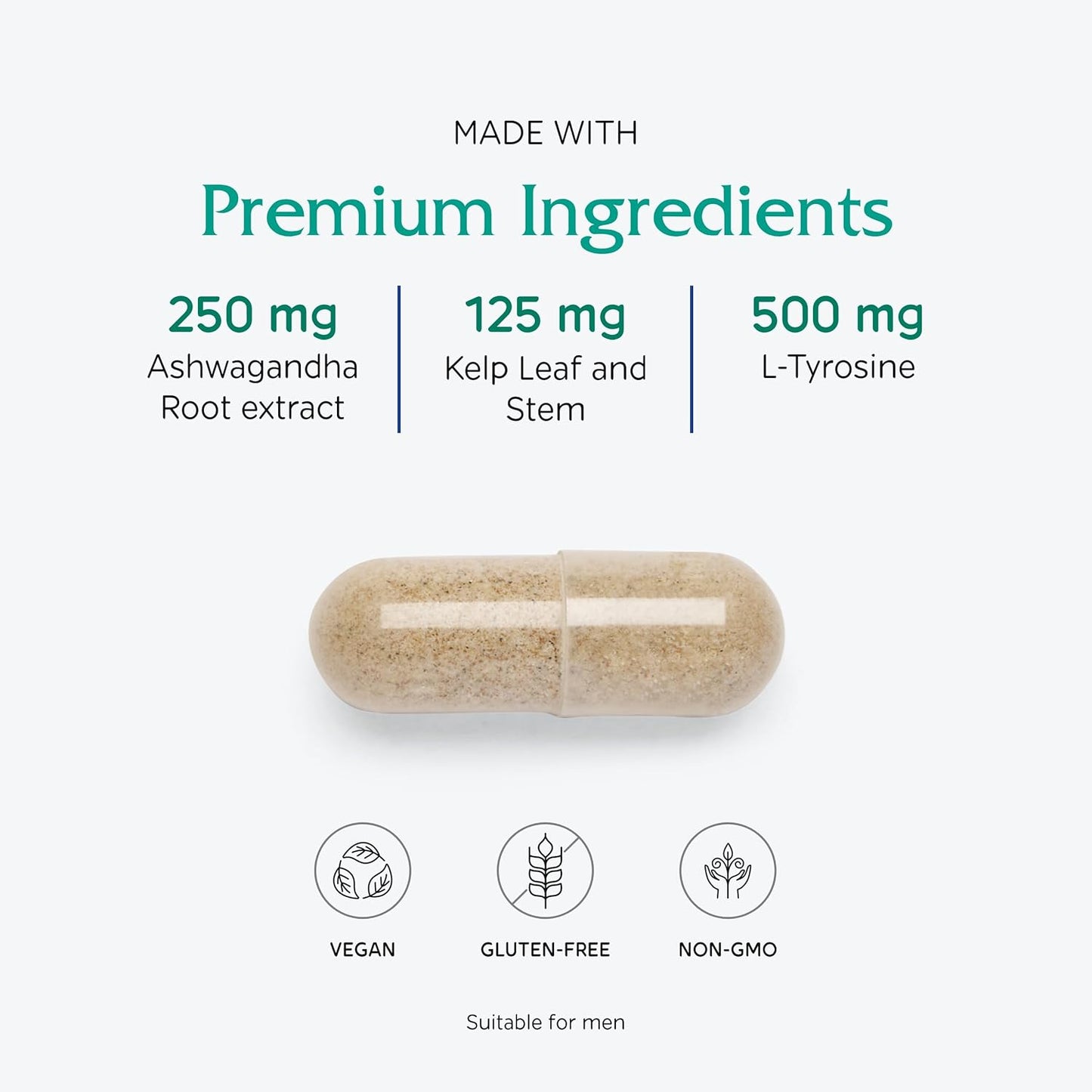 Vitanica ThyroFem: Vegan Thyroid Gland Support Supplement - 60 Capsules