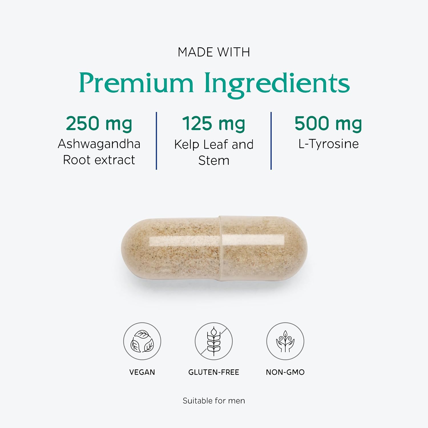 Vitanica ThyroFem: Vegan Thyroid Gland Support Supplement - 60 Capsules