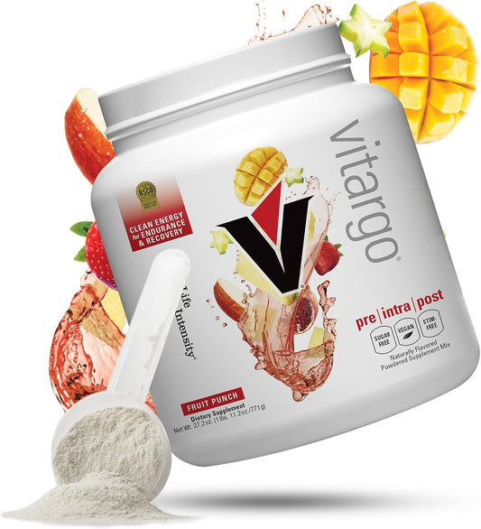 Vitargo Carbohydrate Powder Fruit Punch 1.7 LB - Fast Muscle Glycogen Replenishment - Sugar-Free Complex Carb Powder for Recovery, Endurance & Muscle Gain - Made in USA - BoostGo Australia