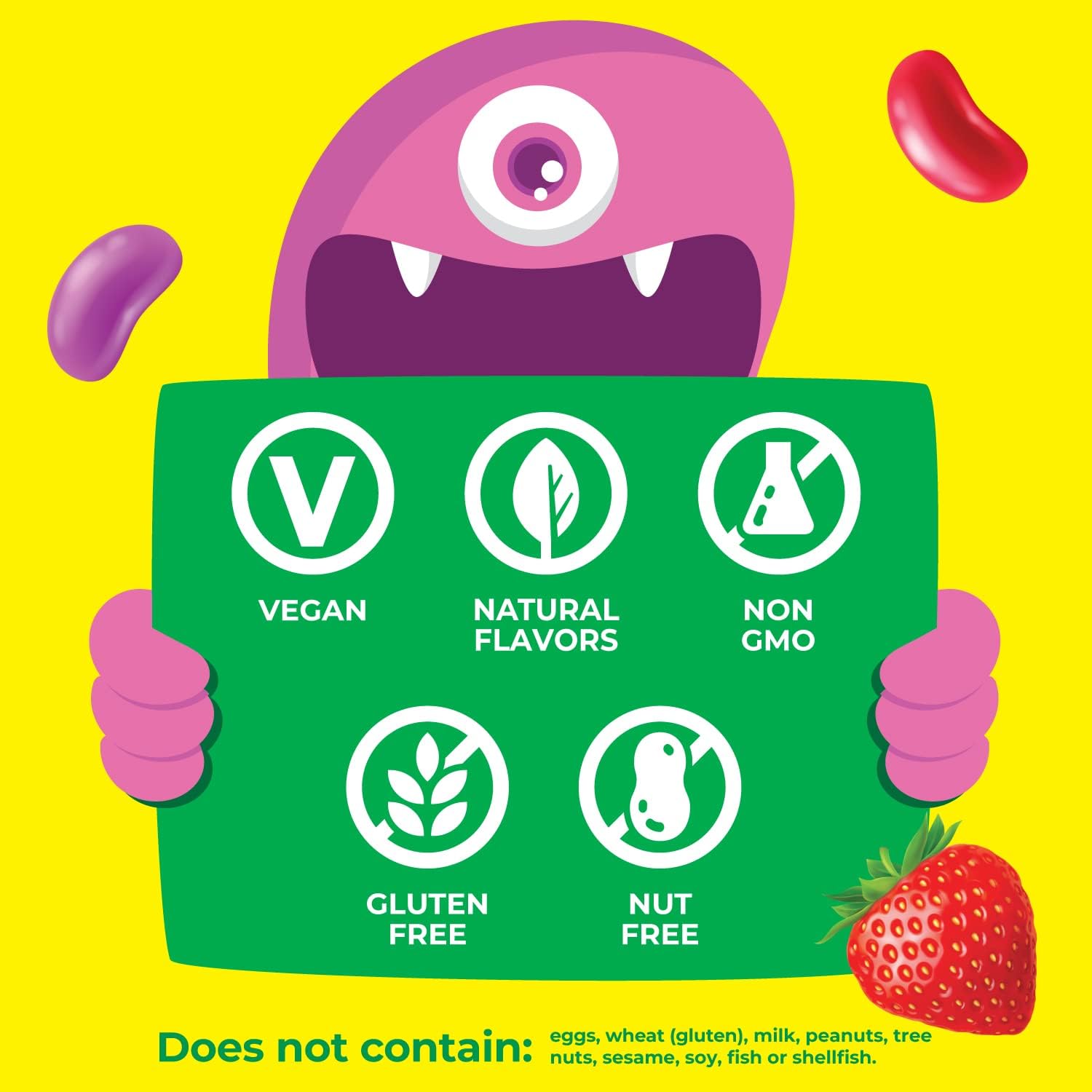 VitaWorks Vitamin B12 650mcg Berry Blast Jelly Beans for Kids - Vegan & GMO-Free Energy Support - 60 Jellies - BoostGo Australia