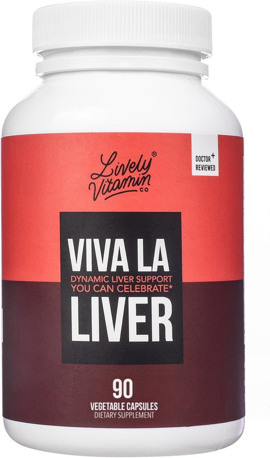 Viva La Liver Capsules - Cleanse, Detox, Boost Immunity, Enhance Cognitive Function - 90 Count