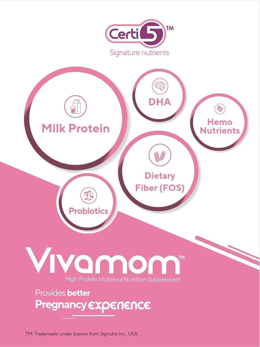 Vivamom® Maternal Nutrition for Pregnancy & Lactation - Kesar Badam, 200g
