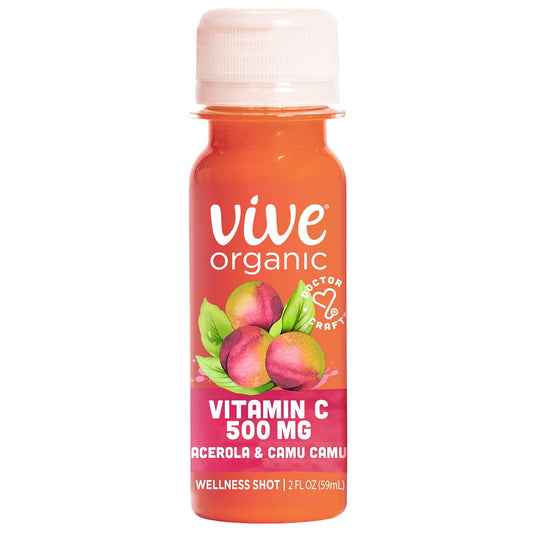 Vive Organic Pure Boost Vitamin C Shot - 2oz Bottle for Immune Support