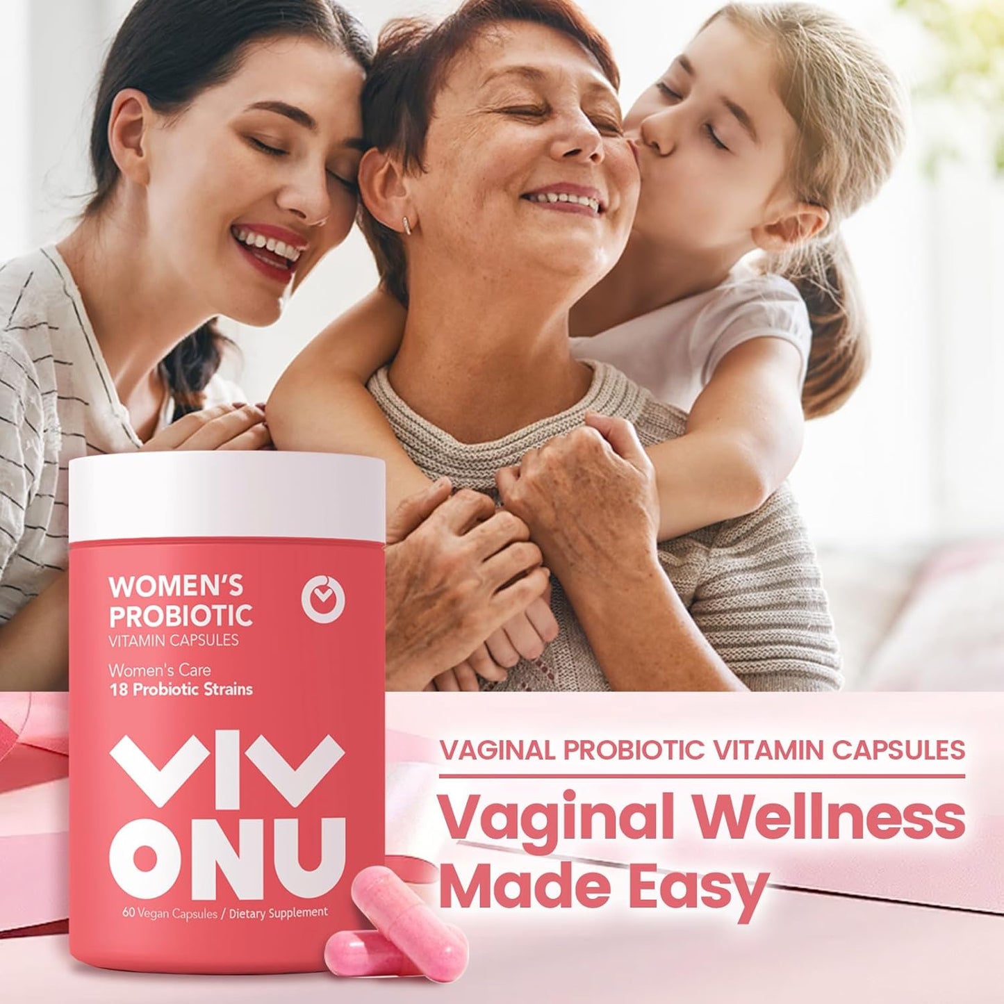 VivoNu Oil of Oregano Softgels with Black Seed Oil - Women's Probiotic Capsules, 60 Billion CFUs
