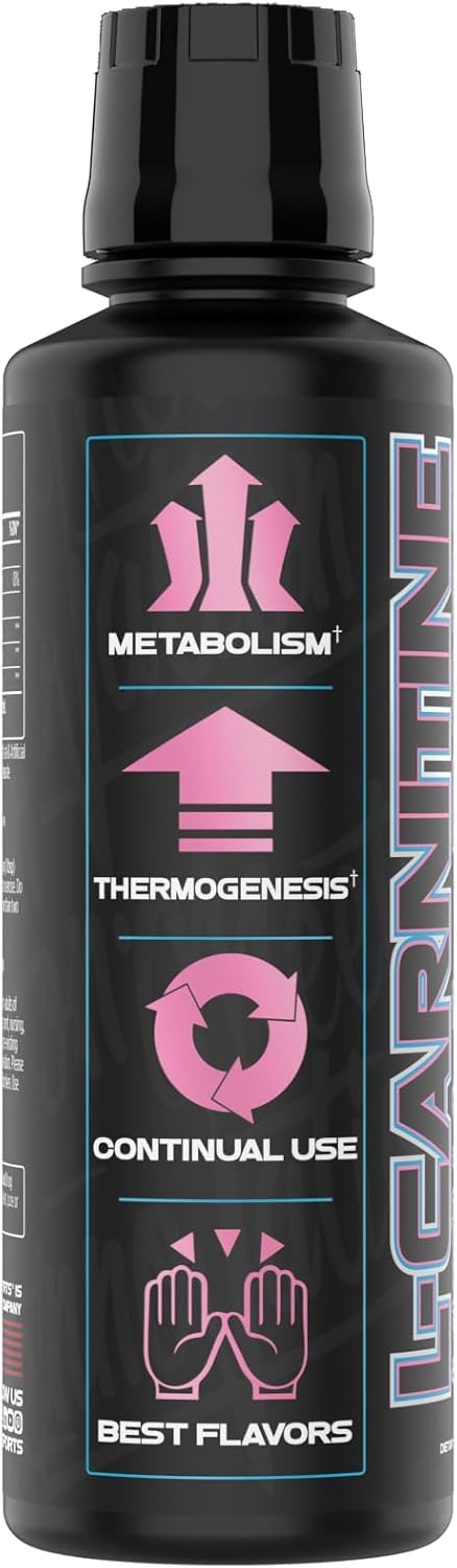 VMI Sports L-Carnitine 3000 Liquid Supplement | 3000 mg Carnitine | Zero Calorie Zero Sugar | Keto Friendly | Great Tasting | 31 Servings | Miami Vice Flavor | 16 fl. oz.