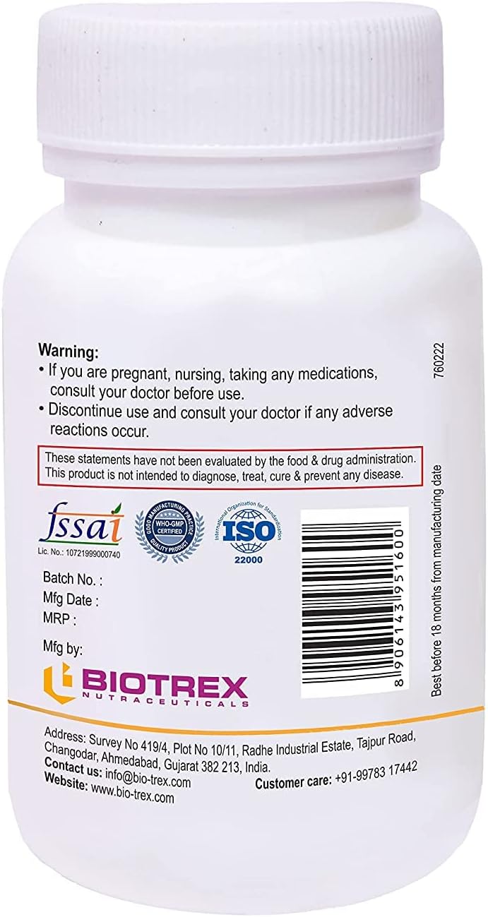 VNZ Vitamin B6 (Pyridoxine HCl) Supplement by Nutranix | 60 Vegetarian Capsules