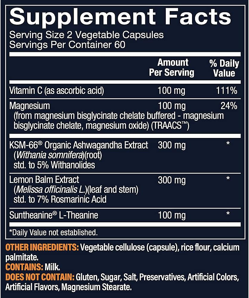 Vthrive Relax and Restore: Promotes Healthy Stress Response (120 Veg Caps)