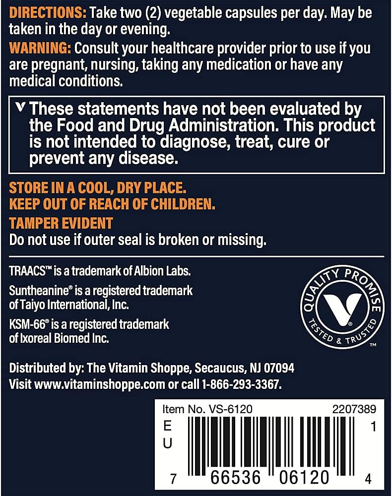 Vthrive Relax and Restore: Promotes Healthy Stress Response (120 Veg Caps)