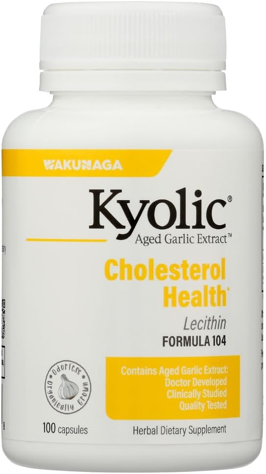 Wakunaga Kyolic A.G.E. Formula 104 with Lecithin - 100 Capsules