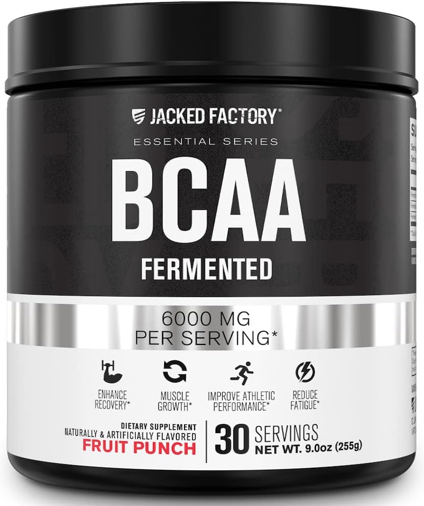 Watermelon Nitrosurge Pre-Workout & Fruit Punch BCAA Combo for Muscle Building and Recovery by Jacked Factory