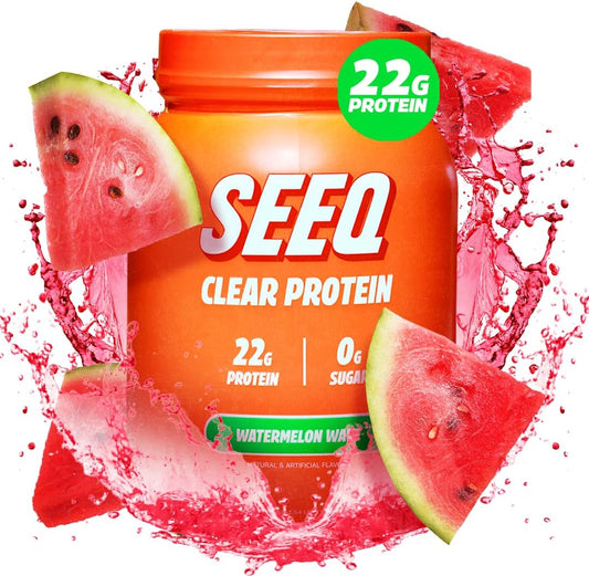 Watermelon Wave Clear Whey Isolate Protein Powder - 25 Servings, 22g Protein Per Serving - Sugar-Free, Keto-Friendly, Soy-Free Juice-Like Protein