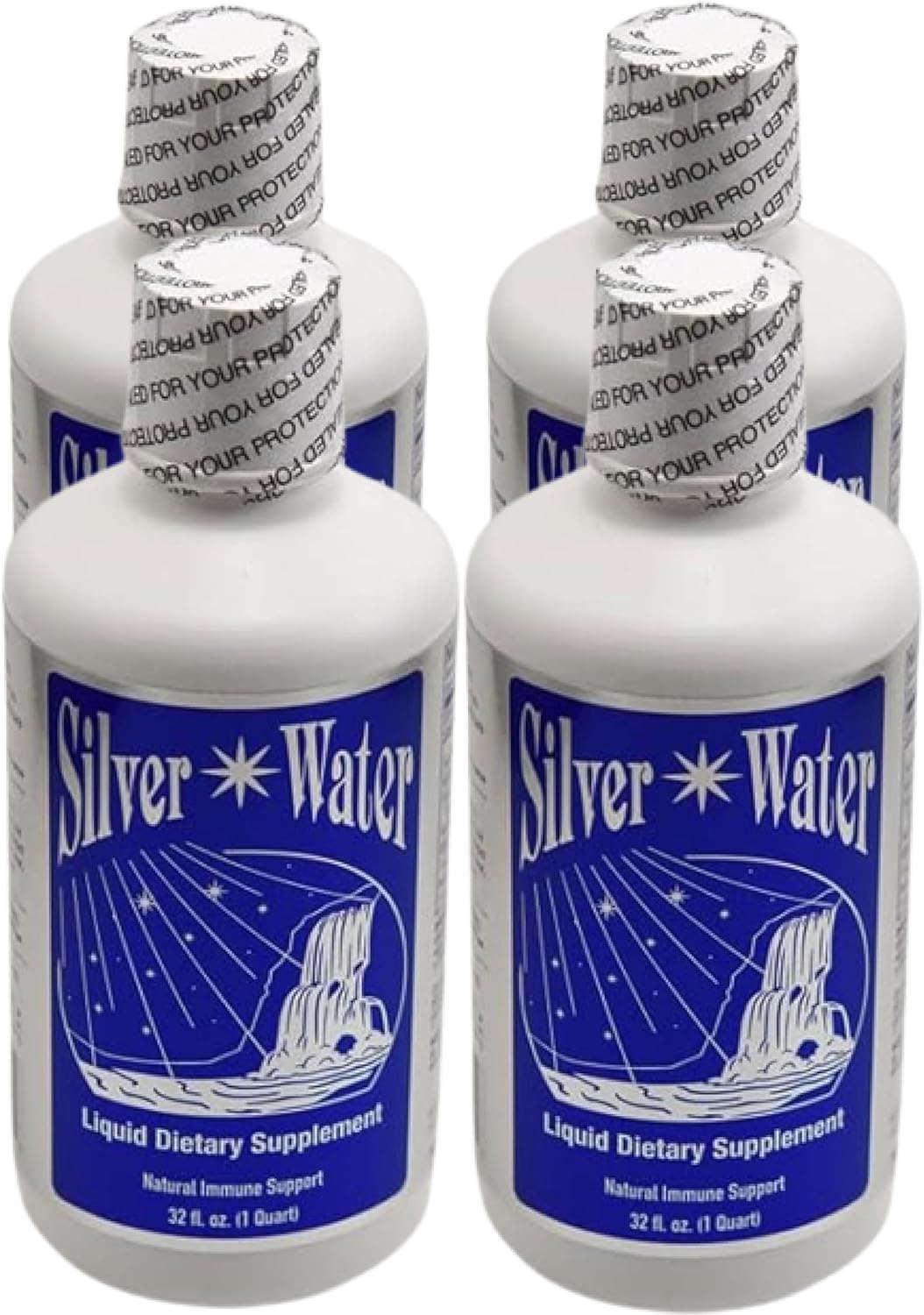 Wayne Rowland Original Formula Silver Water - 4 Pack by Silver Water Company