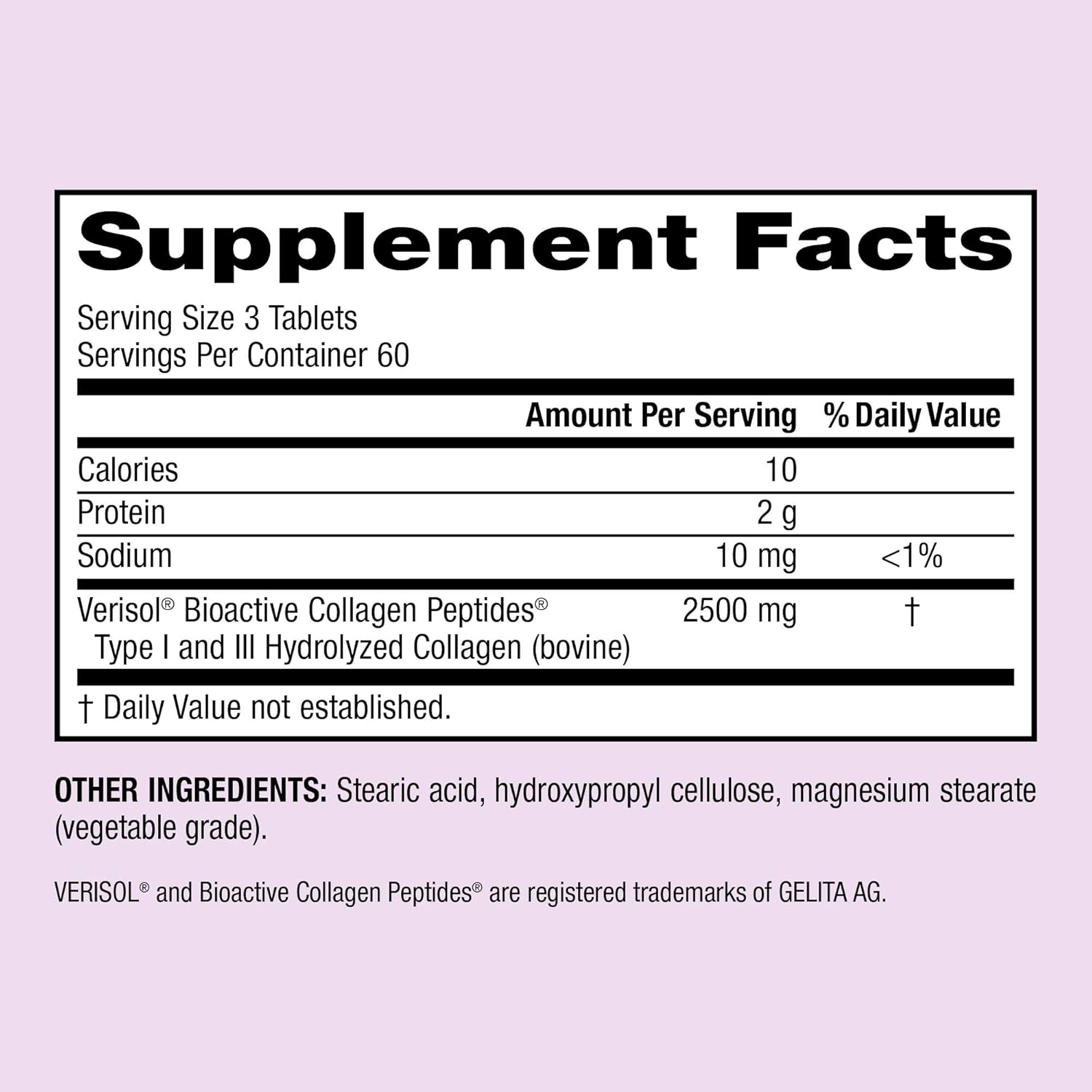 Webber Naturals Collagen30 Anti-Wrinkle Tablets with 2,500mg of Bioactive Collagen Peptides - 180 Count, Non GMO, Dairy & Gluten Free - Reduce Deep Wrinkles & Fine Lines, Stimulate Skin Cells