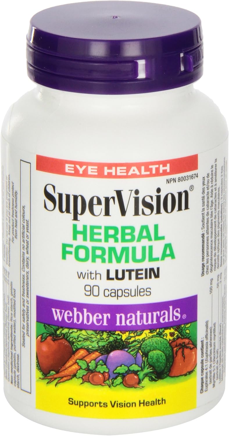 Webber Naturals Lutein Supplement for Eye Health, 90 Capsules
