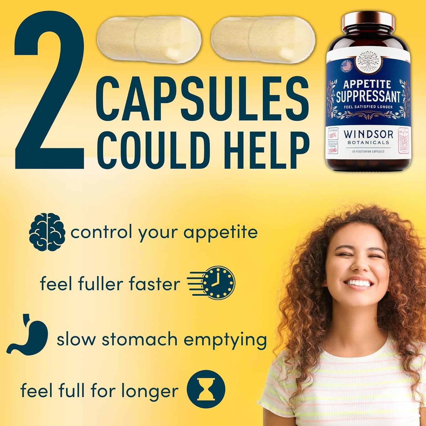 Weight Loss Bundle: Windsor Botanicals Appetite Suppressant & Vegan B12 Liquid