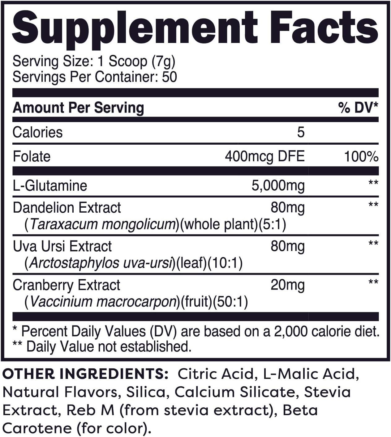 Wellah L-Glutamine Peach Mango Powder - 5g L-Glutamine per Serving, 50 Servings, Stevia-Sweetened