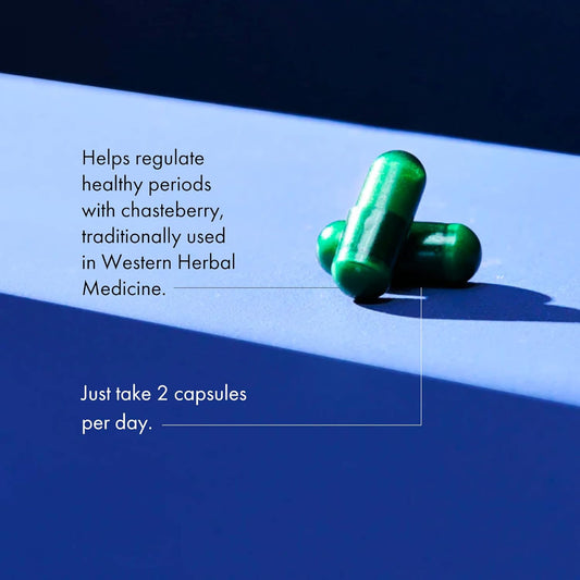 WelleCo PMS Elixir Supplement for Women with Magnesium, Ashwagandha, Iron, Iodine, Broccoli Sprouts, Vitex, Chromium, B Vitamins - 60 Capsules, Vegan & Gluten Free