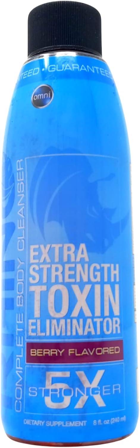 Wellgenix Omni Rhino Detox Drink - Fruit Punch Flavor - 8 fl oz - Same Day Toxin Elimination - Single Pack