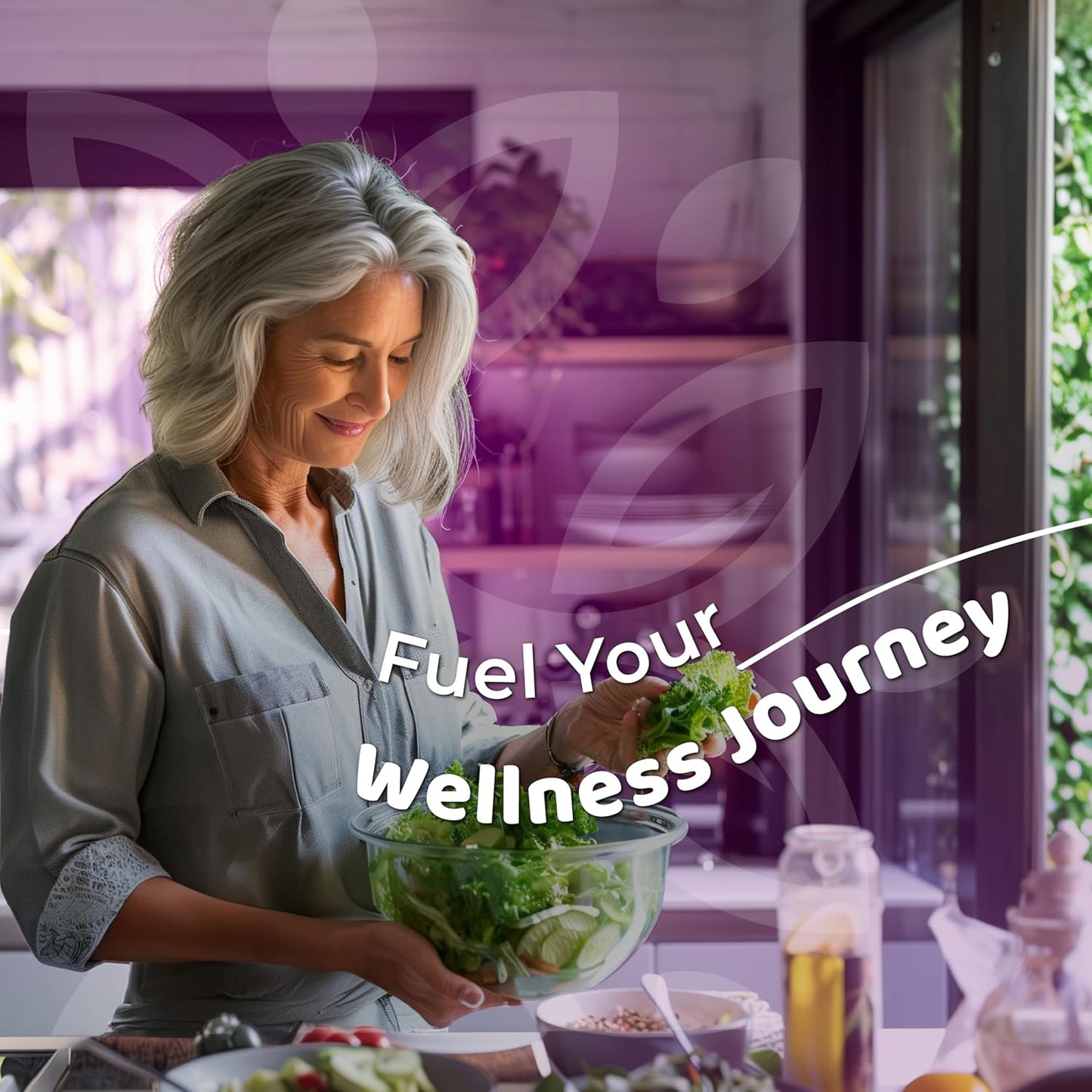 Wellness Blend with Ashwagandha, Hibiscus, Ceylon Cinnamon, Maqui Berry & African Mango Extract - Supports Healthy Lifestyle & Energy - 30 Servings