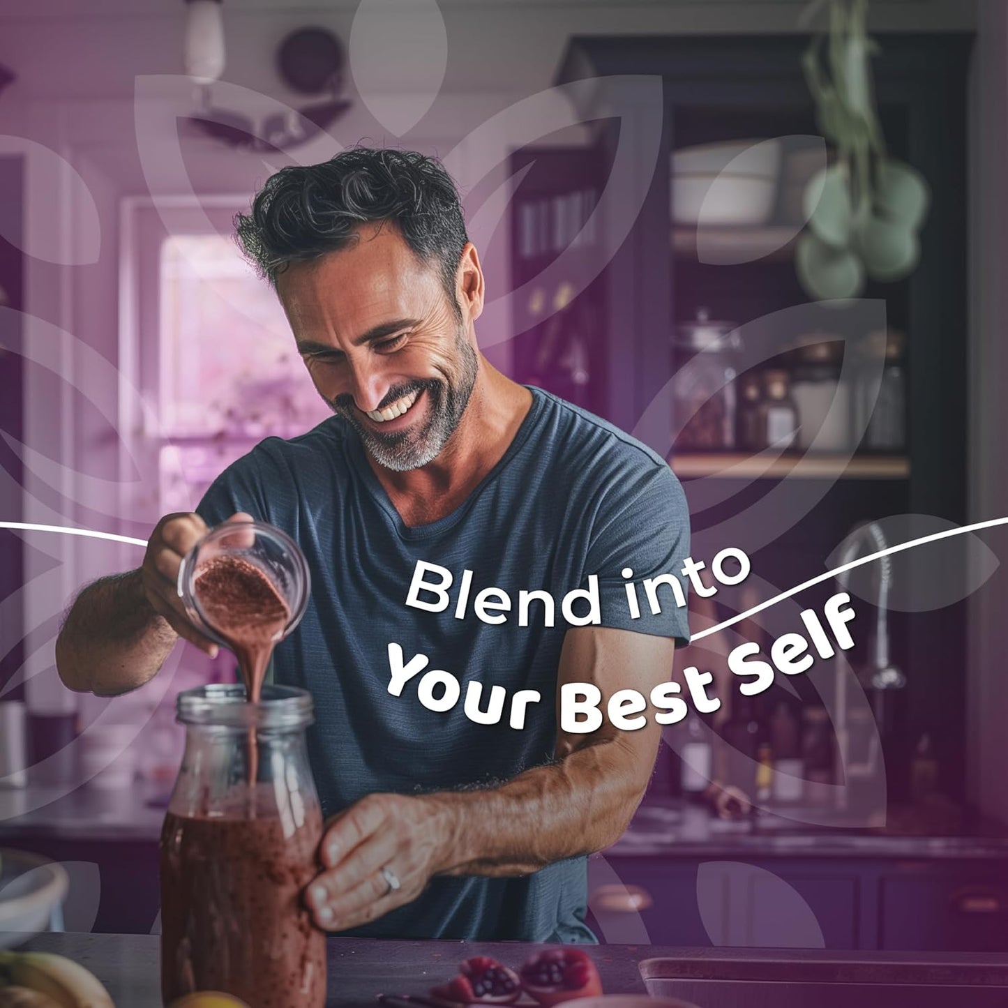 Wellness Blend with Ashwagandha, Hibiscus, Ceylon Cinnamon, Maqui Berry & African Mango Extract - Supports Healthy Lifestyle & Energy - 30 Servings