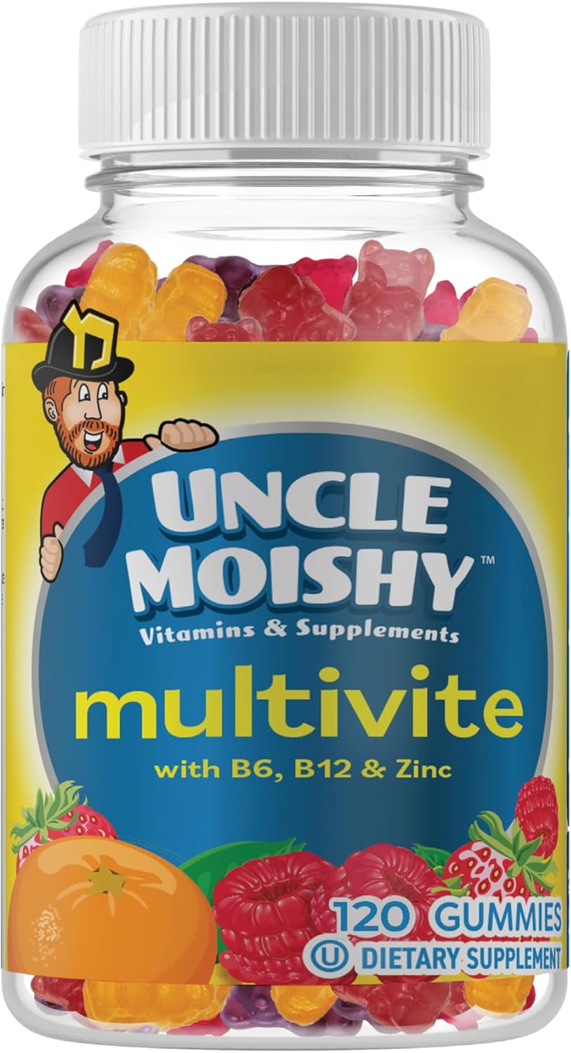 Whaline Uncle Moishy Children's Choline Multivitamin Mineral Jellies - 120 Count