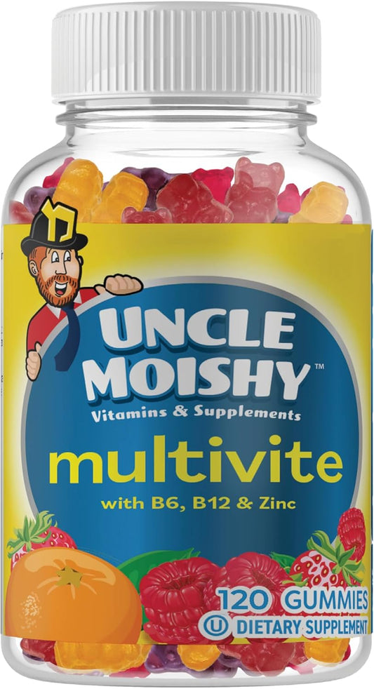 Whaline Uncle Moishy Children's Choline Multivitamin Mineral Jellies - 120 Count