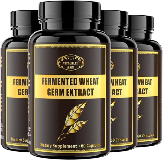 Wheat Germ Extract Capsules 1000mg with Higher Spermidine & Zinc for Antioxidant, Cell Renewal - 240 Capsules