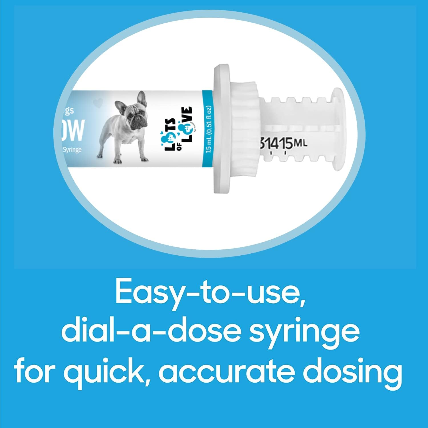 Whelping Dog Calcium Supplement (15 ml) - Breeders Approved Oral Calcium for Dogs - High-Quality Calcium for Canines from Lots of Love Pet Products