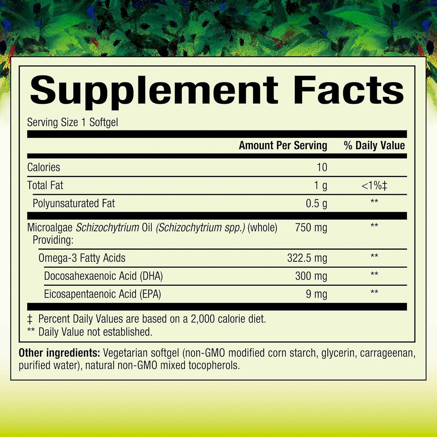 Whole Earth & Sea Marine DHA Omega-3 Vegetarian Softgels - 30 Count by Natural Factors