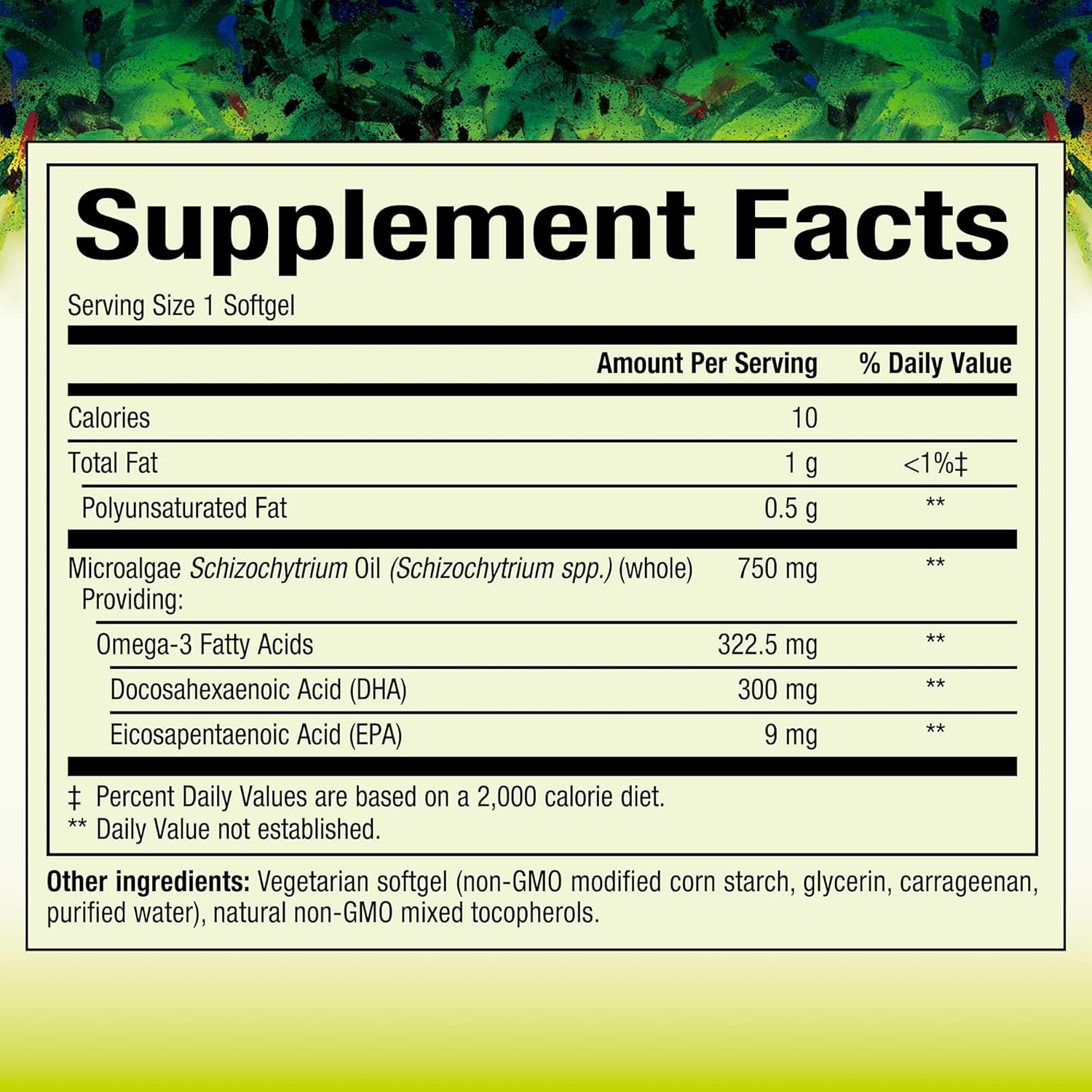 Whole Earth & Sea Marine DHA Omega-3 Vegetarian Softgels - 30 Count by Natural Factors