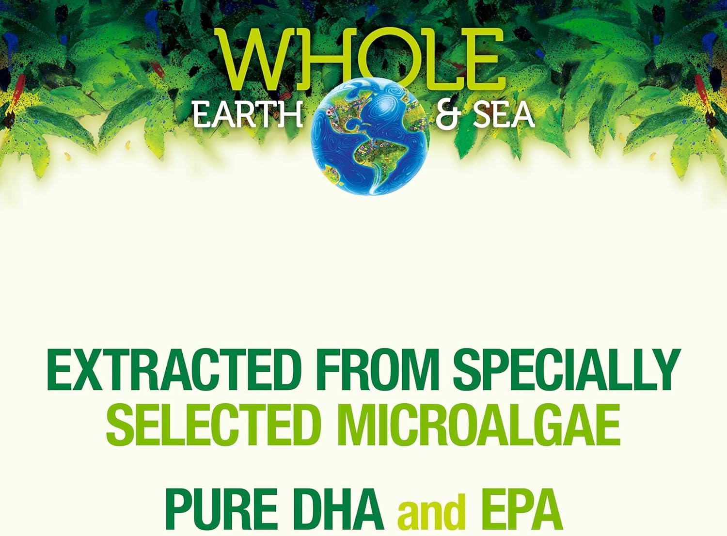 Whole Earth & Sea Marine DHA Omega-3 Vegetarian Softgels - 30 Count by Natural Factors