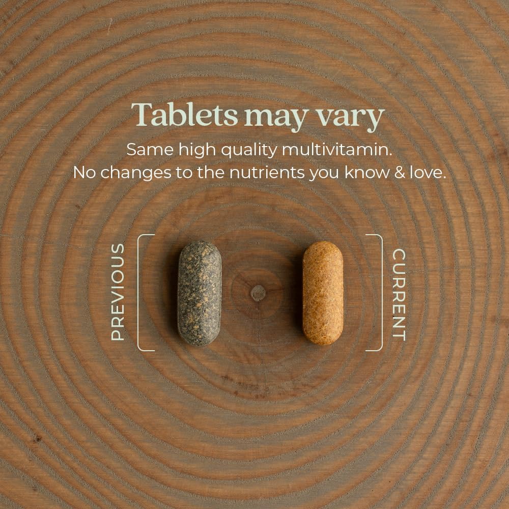 Whole-Food Fermented Women's Multivitamin with Iron, Vitamin D3, & Essential Nutrients for Stress, Bone, Immune, Beauty, Energy - 72 Count