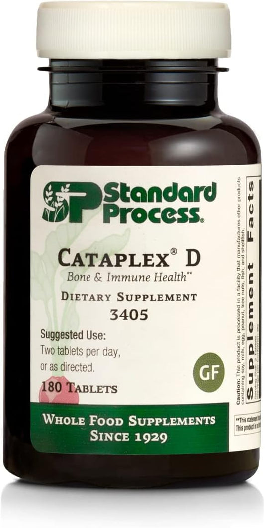 Whole Food Immune Support & Digestive Health with Standard Process Cataplex D - Vegetarian - 180 Tablets