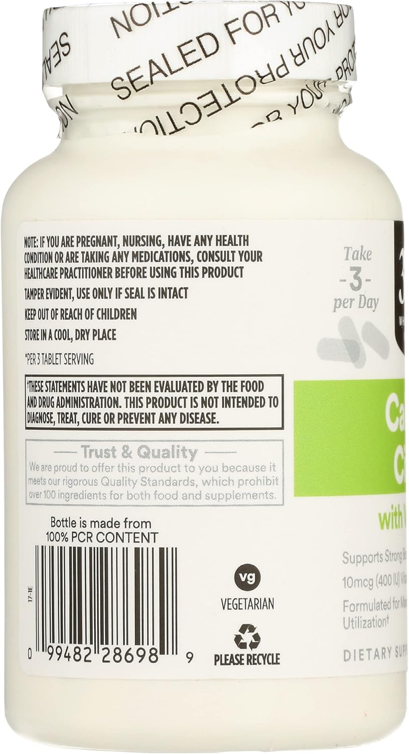 Whole Foods Market 365 Calcium Magnesium Citrate with D3 - 90 Tablets