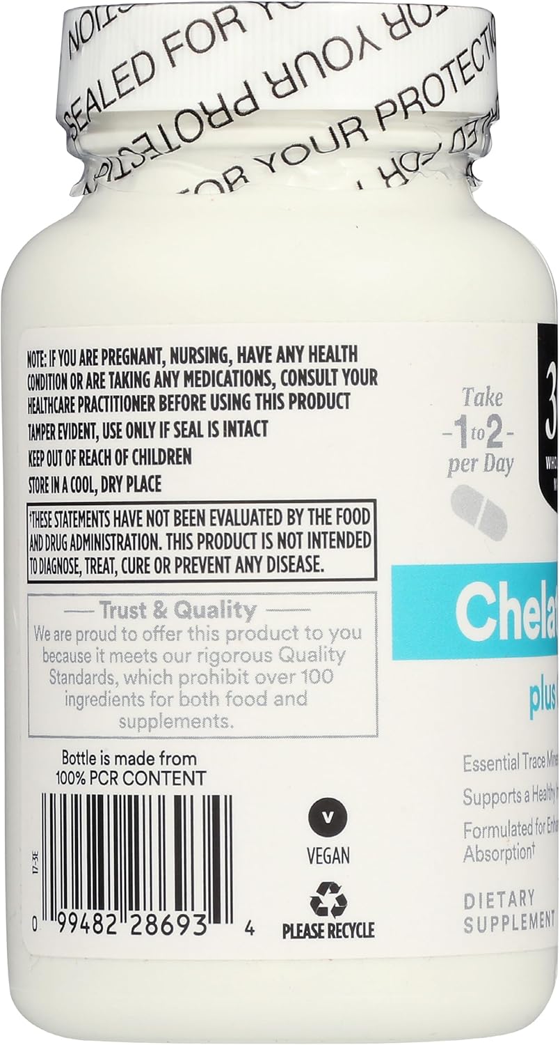 Whole Foods Market 365 Chelated Zinc, 120 Vegetarian Capsules