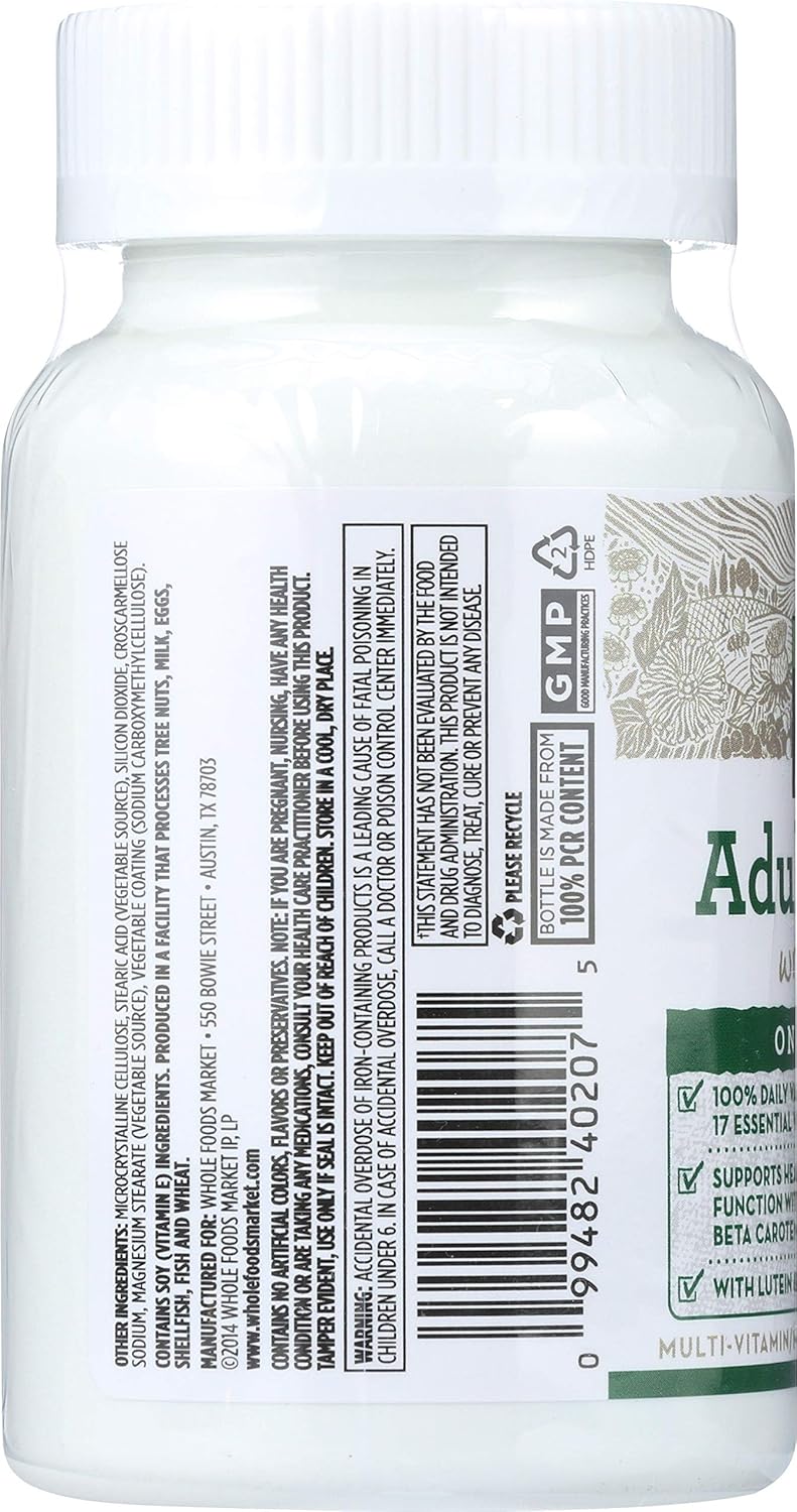Whole Foods Market 365 Everyday Value Adult Multi with Iron - 90 ct