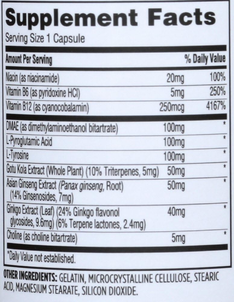 Whole Foods Market 365 Ginkgo Biloba Capsules - Cognitive Support Supplement, 120 Count