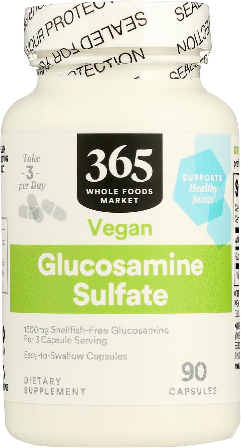Whole Foods Market 365 Glucosamine Sulfate 1500 Mg - 90 Veg Capsules