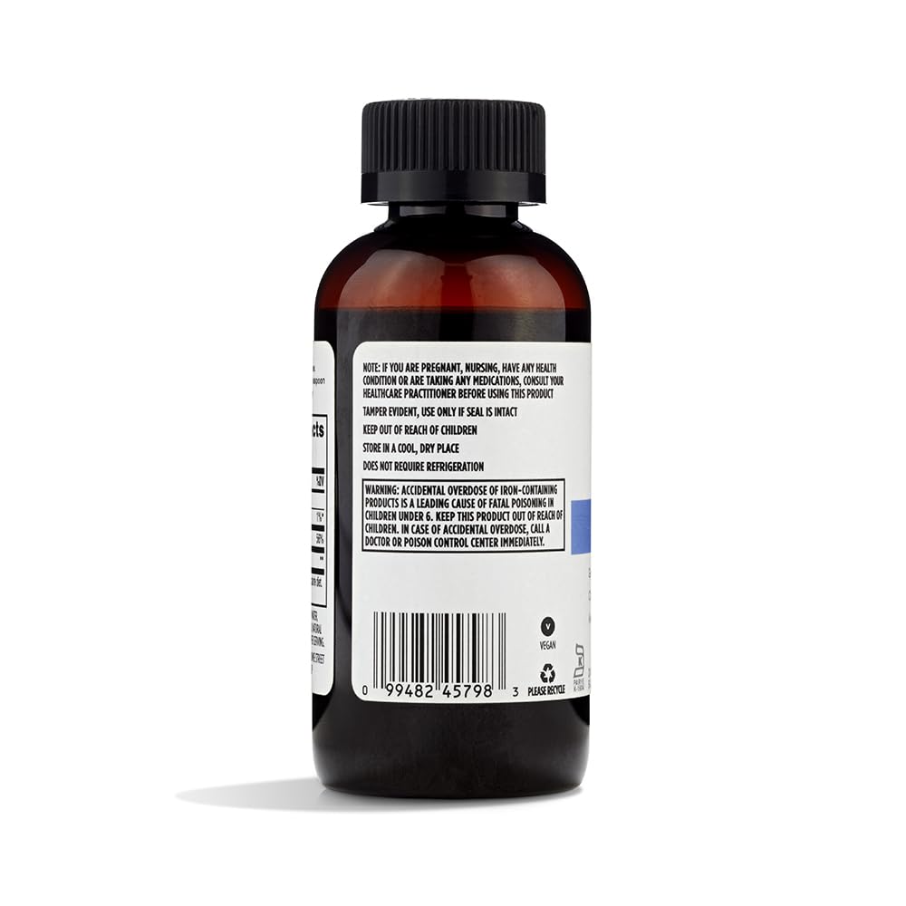 Whole Foods Market 365 Iron Chelated BlackBerry Vanilla Liquid Supplement - 4 Fl Oz