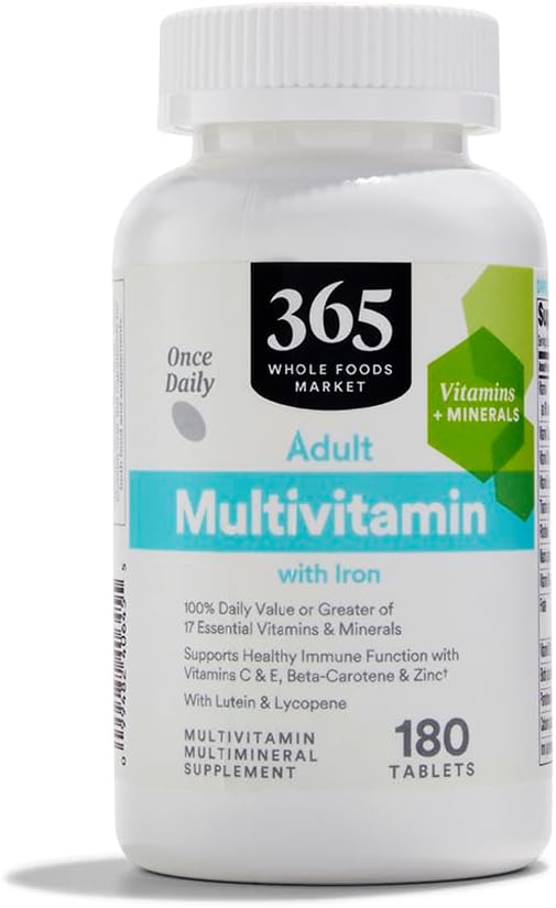 Whole Foods Market 365 Multi Adult with Lutein Lycopene One Daily - 180 Tablets