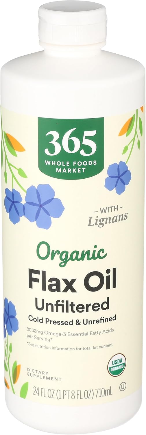 Whole Foods Market 365 Organic High Lignan Flax Oil - 24 Fl Oz