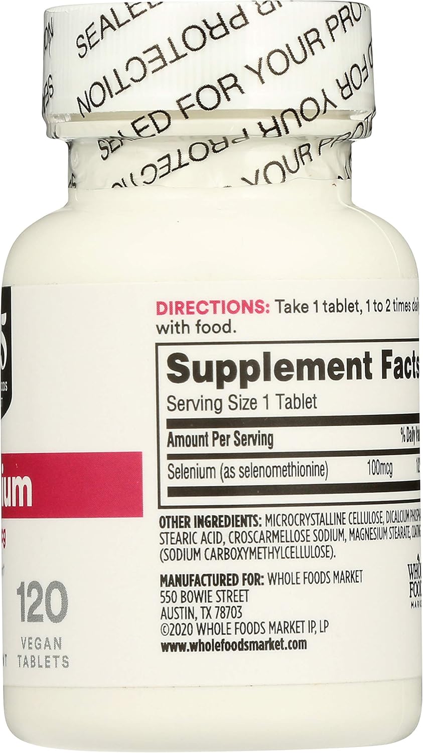 Whole Foods Market 365 Selenium 100MCG Tablets - 240 Tablets (2 Pack)