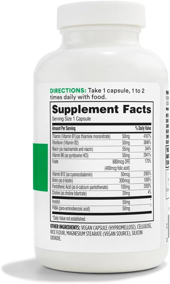 Whole Foods Market 365 Vitamin B50 Complex - 180 Vegetarian Capsules