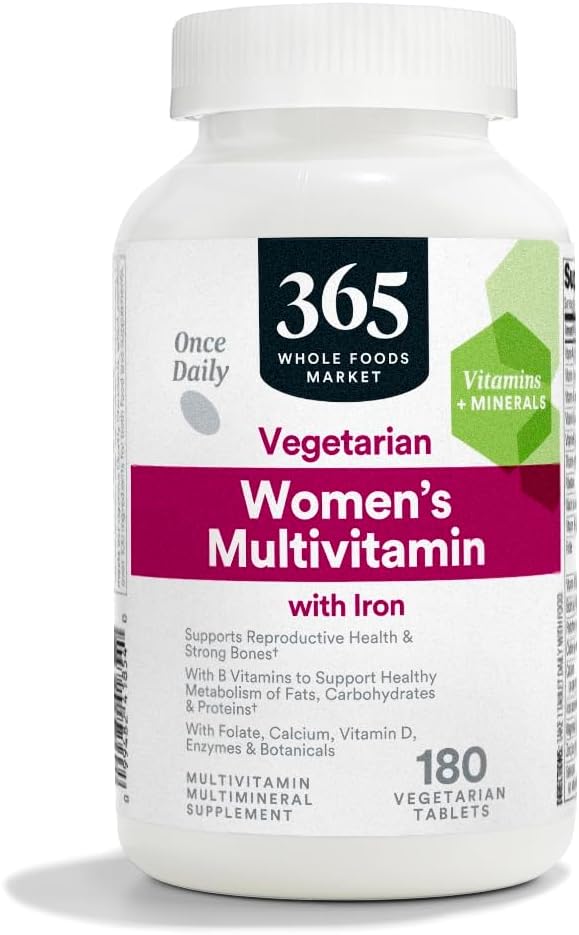 Whole Foods Market 365 Women's One Daily Multivitamin Tablets - 180 Count Bottle