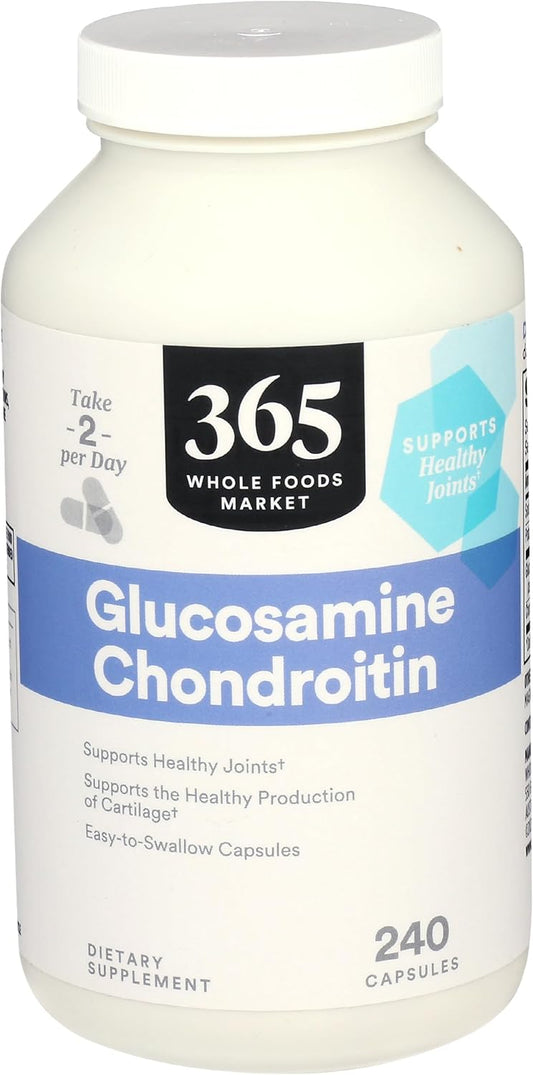 Whole Foods Market Glucosamine Chondroitin Capsules, 240 Count - 365 Brand