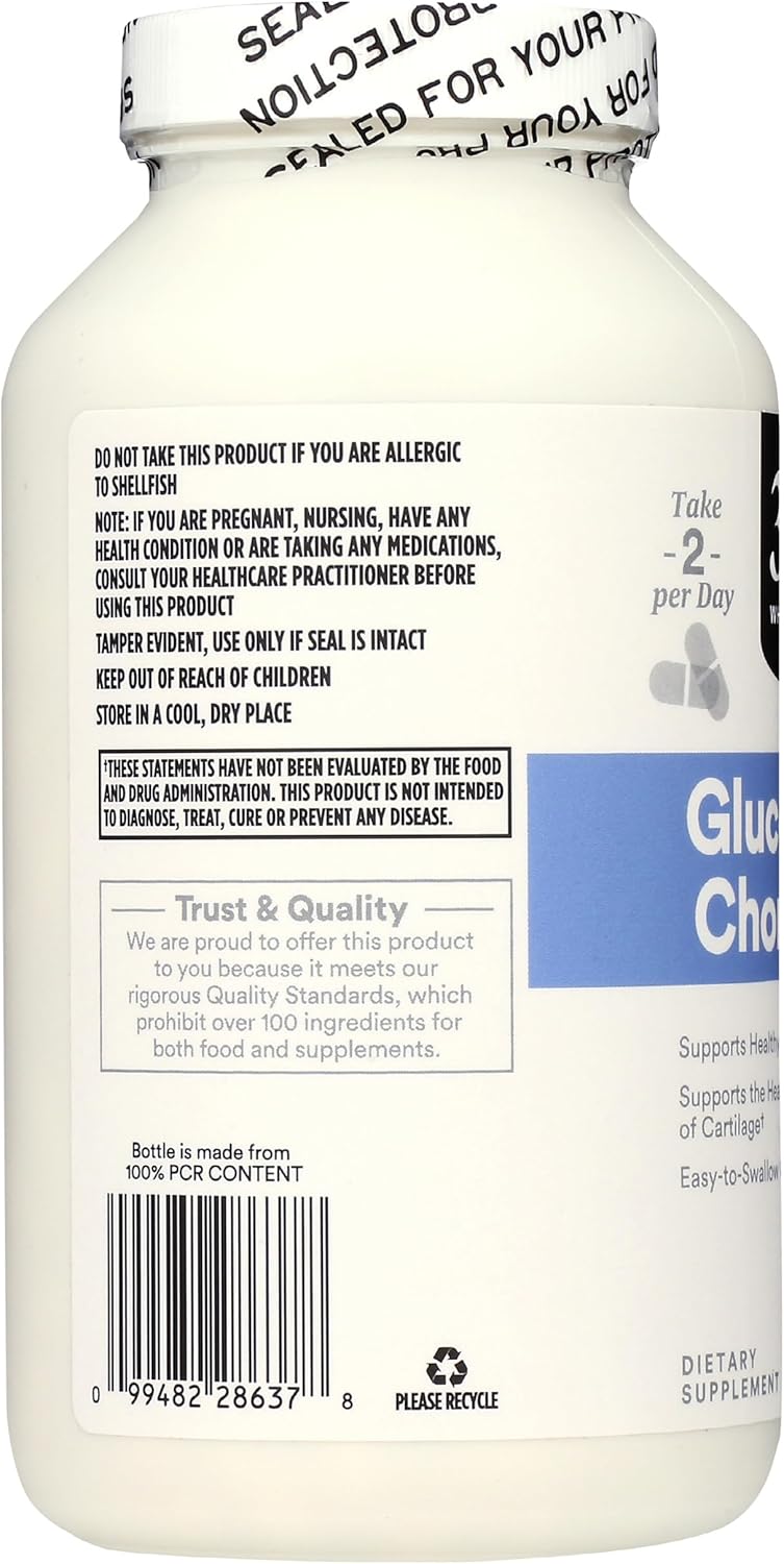 Whole Foods Market Glucosamine Chondroitin Capsules, 240 Count - 365 Brand