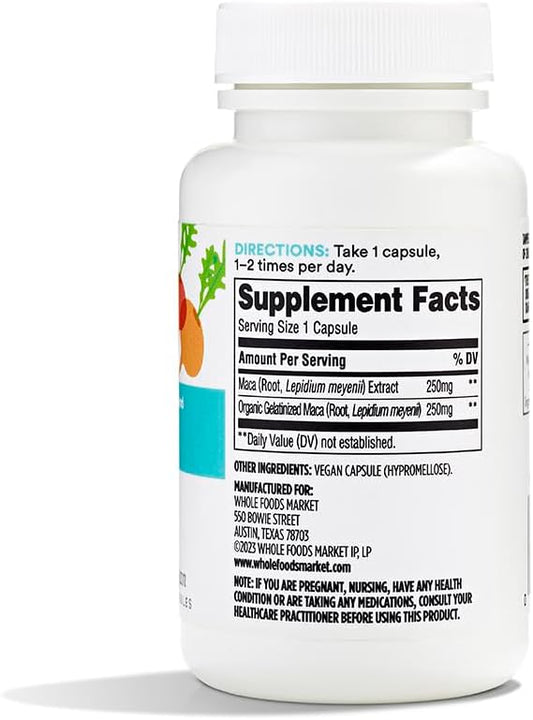Whole Foods Market Maca Capsules - 365 Count, Pack of 2