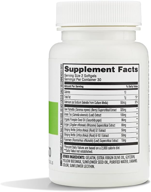 Whole Foods Market Prostate Support Softgels - 60 Count (Pack of 2)
