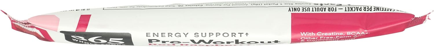 Whole Foods Market Raspberry Red Preworkout Stick Pack - 0.35 Ounce