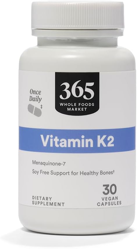 Whole Foods Market Vitamin K2 Capsules - 30 Count Bottle